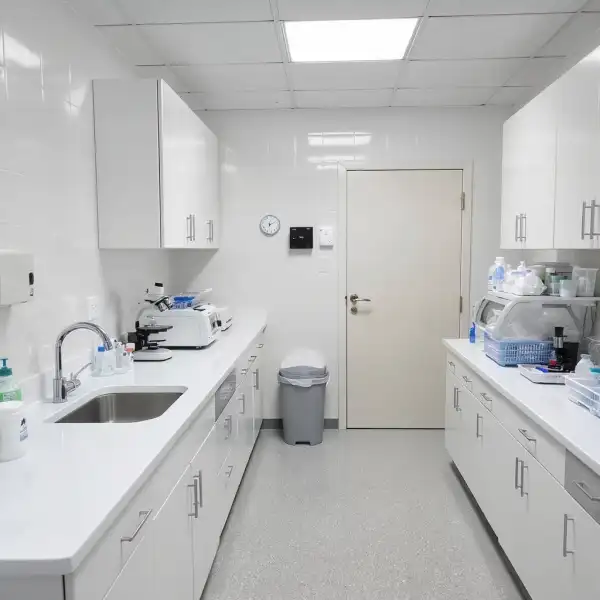 Медицинская лаборатория и служебные помещения - после уборки